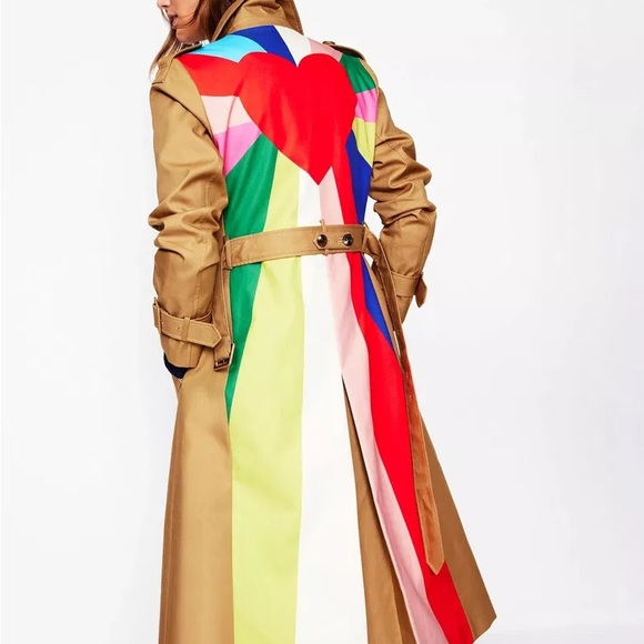 Boden Multicolor Trench Coat - Picture 1 of 4